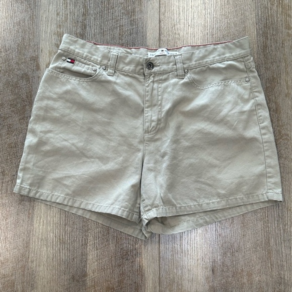 2003 Tommy Hilfiger Tan Jean shorts woman’s size‎ 10